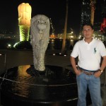 Patung Merlion yang kecilan